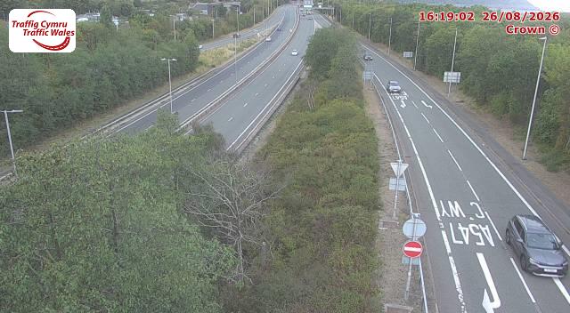 J17 Conwy Morfa Interchange (Eastbound)