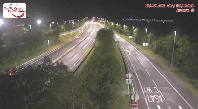 J17 Conwy Morfa Interchange (Eastbound)