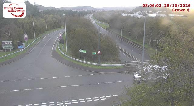 J17 Conwy Morfa Interchange (Eastbound)