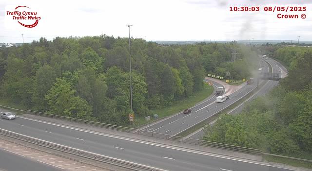 J34 Ewloe Interchange (Westbound)