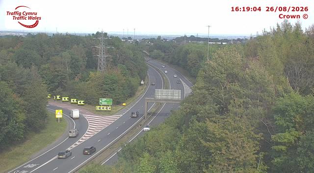 J34 Ewloe Interchange (Westbound)
