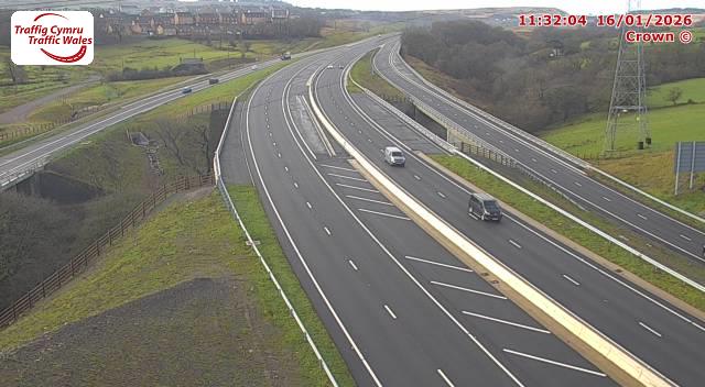 Cefn Coed Roundabout (North side) Camera