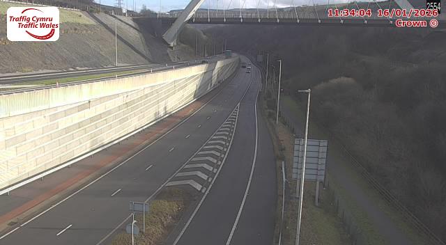 Brynmawr Junction W/B off-slip Camera